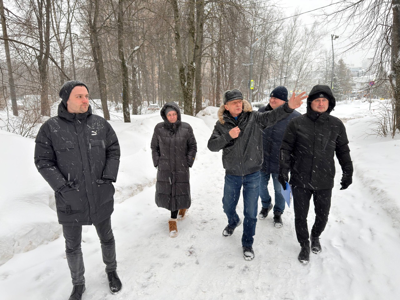 Сегодня руководство управы района Матушкино провело обход территории