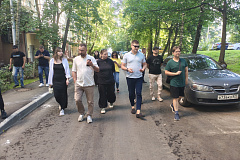 Глава управы района Матушкино Антон Гущин провел обход территории района