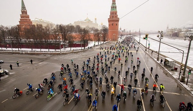 В Москве пройдет еще один зимний велопарад