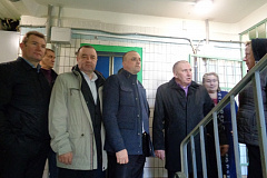 В Матушкино провели комиссионную проверку хода проведения работ по капитальному ремонту корпуса 445