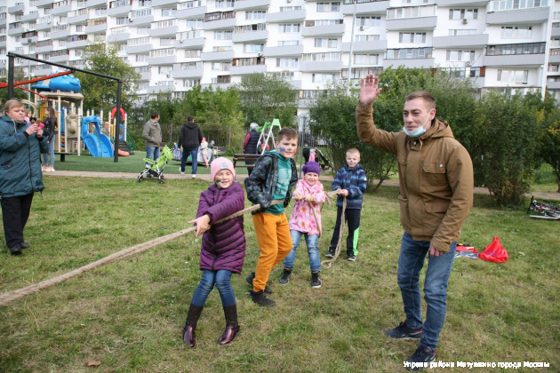 В Матушкино состоялось развлекательное мероприятие для детей «Веселые старты»